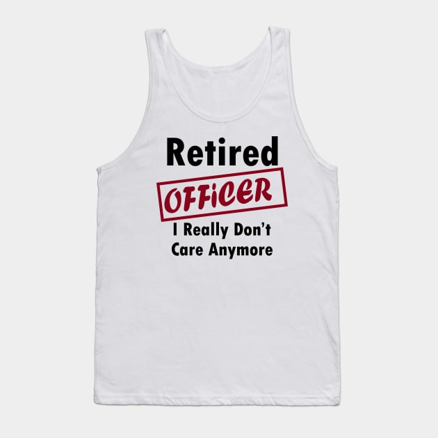 Retired officer Tank Top by dentist_family